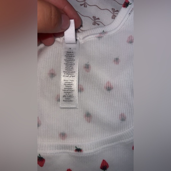 SKIMS 🍓🍓Cotton Rib Tank Size M loose Rib Boxer Size S - Picture 8 of 11